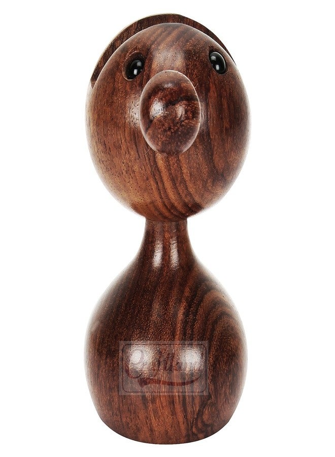 Craftland Wood Doll Shaped Spectacle Holder Stand (Brown, 2 x 2 x 3.5 Inches) - Image 3